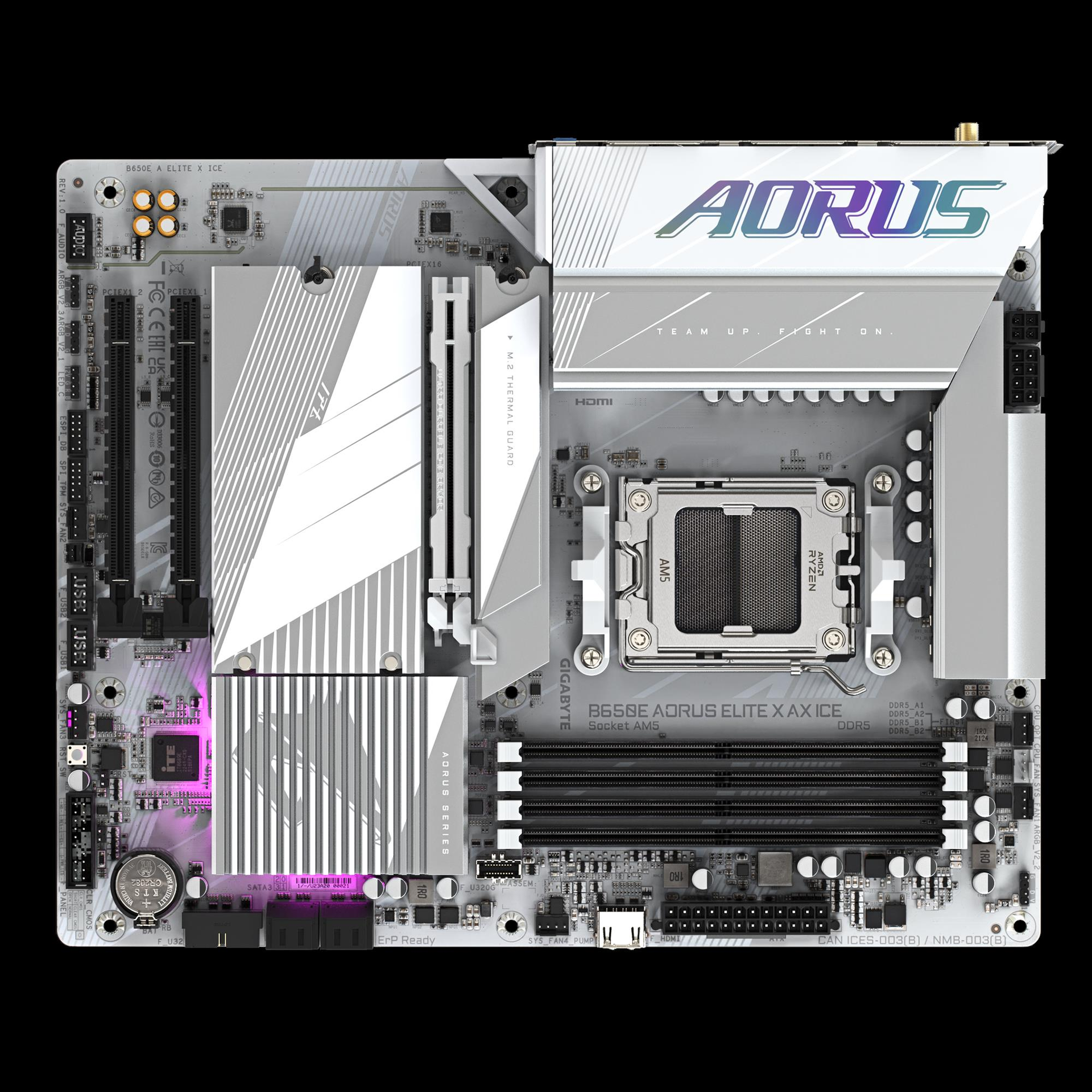 Купить Gigabyte B650E AORUS ELITE X AX ICE. Prozessorhersteller: AMD, Prozessorsockel: Buchse AM5, Kompatible Prozessoren: AMD Ryzen™ 7. Unterstützte Arbeitsspeicher: DDR5-SDRAM, RAM-Speicher maximal: 192 GB, Arbeitsspeicher Ty (B650E A ELITE X ICE) в магазине wardena.ru