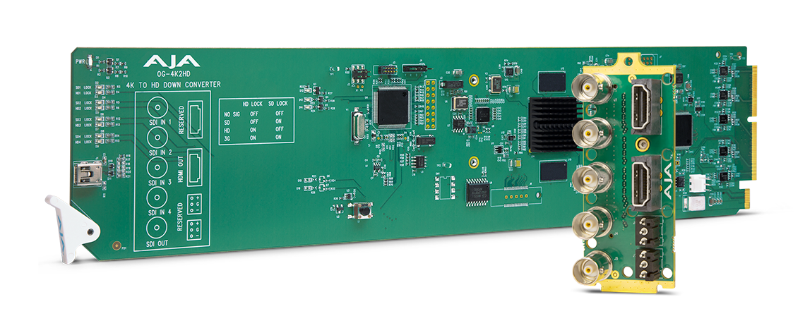 Купить AJA OG-4K2HD - Abwärtswandler - Grün - 4096 x 2160 Pixel - 480i,576i,720p,1080i,1080p,2160p - 0 - 40 °C - -40 - 60 °C (OG-4K2HD) в магазине wardena.ru