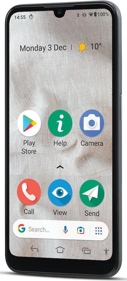 Купить Doro 8180 Smartphone 15,5 cm (6.1") Single SIM Android 11 Go edition 4G USB Typ-C 2 GB 32 GB 3000 mAh Grau Generalüberholt (8180) в магазине wardena.ru