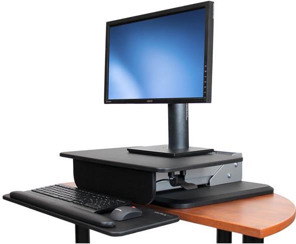 Купить StarTech.com Sit to Stand Workstation with One Touch Height Adjustment - Befestigungskit (Säulenklemme, Bodenplatte, einstellbarer Montagearm, Rückwand, Tastatur-Tablett, pneumatic arm, pads) für LCD-Display/Tastatur/Mau (ARMSTS) в магазине wardena.ru