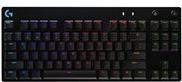 Купить Logitech Pro X - Tastatur - Hintergrundbeleuchtung - USB - Nordisch (Dänisch/Finnisch/Norwegisch/Schwedisch) - Tastenschalter: GX Red Linear - Schwarz (920-009848) в магазине wardena.ru