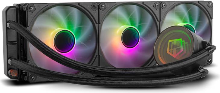 Купить NOX NXHUMMERM360ARGB Computerkühlsystem Prozessor All-in-One-Flüssigkeitskühler 12 cm Schwarz 1 Stück(e) (NXHUMMERM360ARGB) в магазине wardena.ru