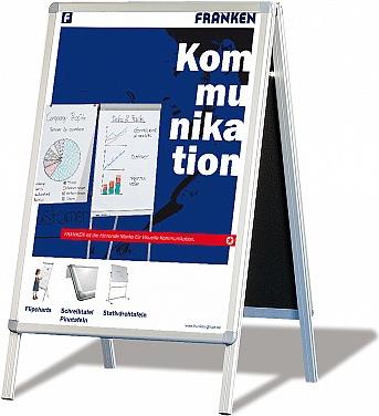 Купить FRANKEN Plakatständer "Standard", DIN A1, 594 x 841 mm für den Außen- und Innenbereich, 4-Bein-Gestell (BSA1) в магазине wardena.ru