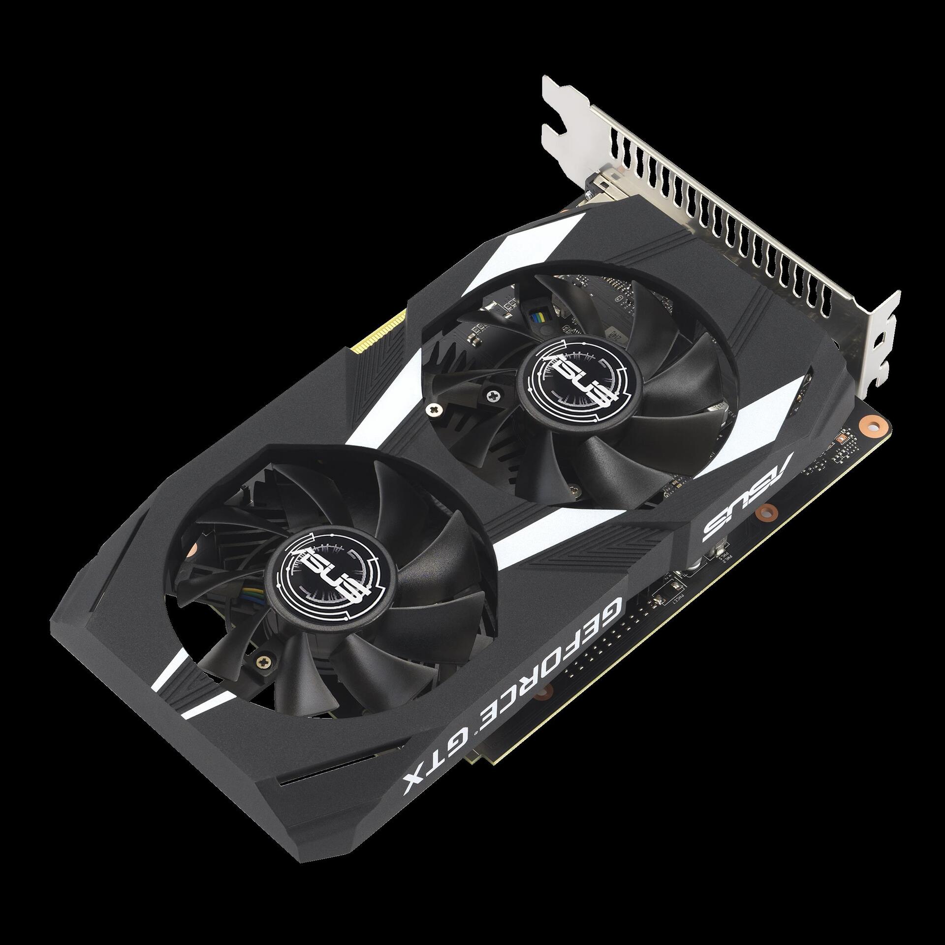 Купить ASUS Dual -GTX1630-O4G NVIDIA GeForce GTX 1630 4 GB GDDR6 (90YV0I54-M0NA00) в магазине wardena.ru