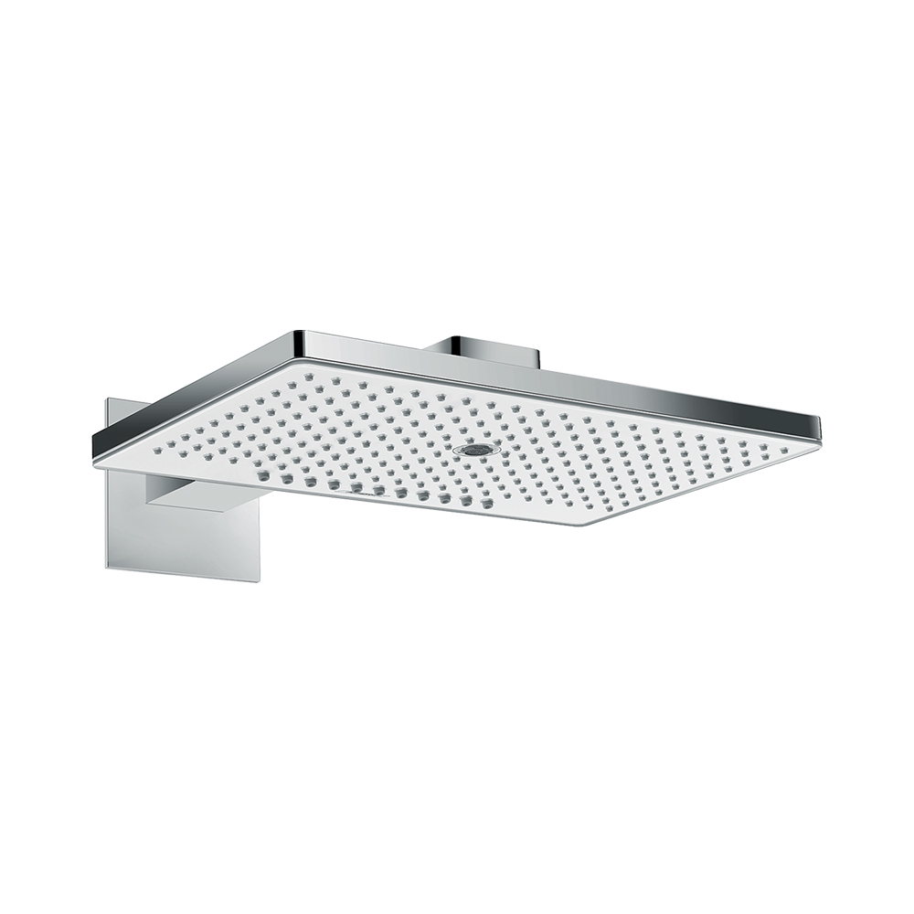 Купить Hansgrohe Rainmaker Select Верхний душ 460 3jet с держателем хром-черный матовый 24007600 в магазине wardena.ru