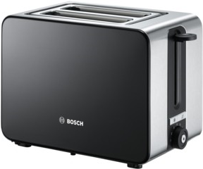 Купить Bosch Haushalt TAT7203 Toaster mit eingebautem Brötchenaufsatz Edelstahl, Schwarz в магазине wardena.ru