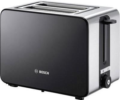 Купить Bosch Haushalt TAT7203 Toaster mit eingebautem Brötchenaufsatz Edelstahl, Schwarz в магазине wardena.ru