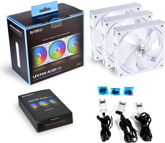 Купить Lian Li UNI Fan AL120 Computergehäuse Ventilator 12 cm Weiß 3 Stück(e) (UF-AL120-3W) в магазине wardena.ru