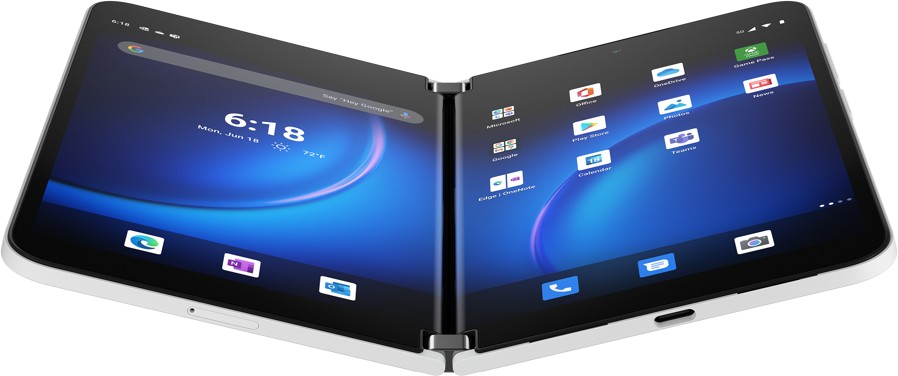 Купить Microsoft Surface Duo 2 - 5G Smartphone - Dual-SIM - RAM 8 GB / 256 GB - OLED-Display - 8.3" 2688 x 1892 Pixel (90 Hz) - Triple-Kamera 12 MP, 12 MP, 16 MP 12 MP - Glacier (9C8-00003) в магазине wardena.ru