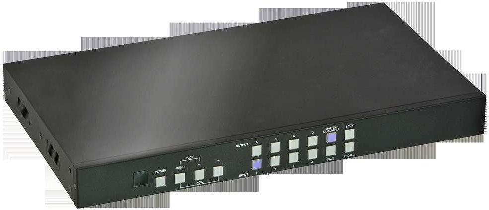 Купить Lindy 4x4 HDMI Matrix with Video Wall Scaling - Video/Audio-Schalter - Desktop, an Rack montierbar (38131) в магазине wardena.ru