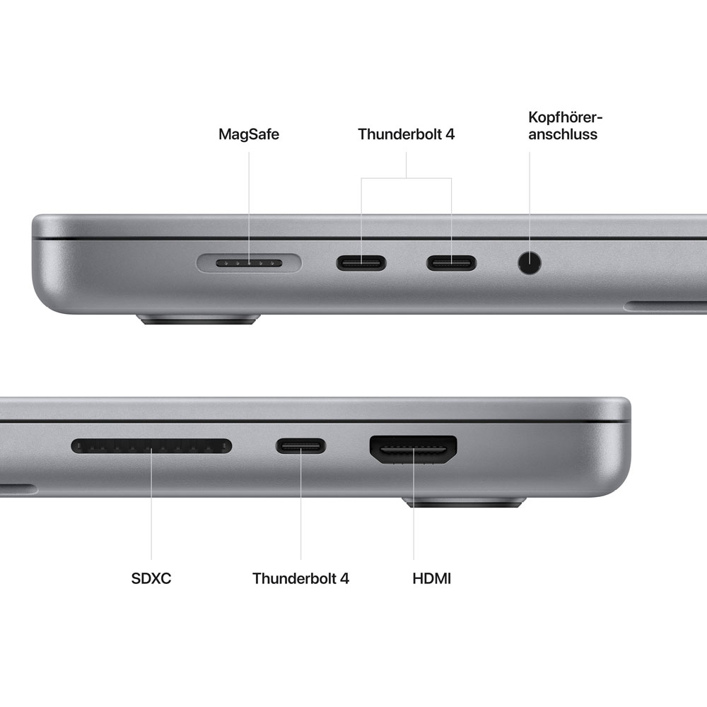 Купить Apple MacBook Pro 41cm(16‘‘) M2 Max 12-Core 1TB spacegrau (MNWA3D/A) в магазине wardena.ru
