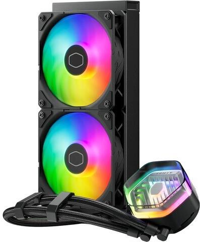 Купить Cooler Master MasterLiquid 240 ATMOS. Typ: Liquid cooling kit, Lüfterdurchmesser: 12 cm, Rotationsgeschwindigkeit (min.): 690 RPM, Rotationsgeschwindigkeit (max.): 2500 RPM, Geräuschpegel (hohe Geschwindigkeit): 27,2 dB, (MLX-D24M-A25PZ-R1) в магазине wardena.ru