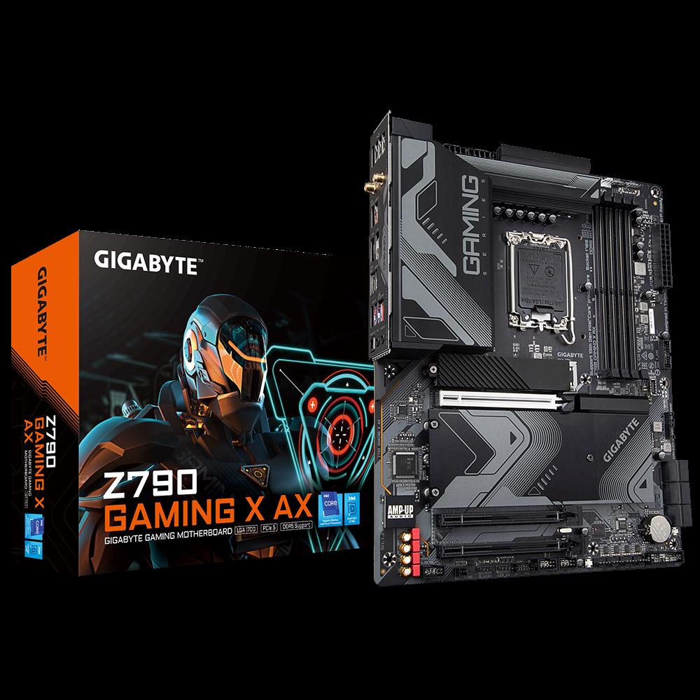Купить Gigabyte Z790 GAMING X AX - Intel - LGA 1700 - Intel® Celeron® - Intel® Core™ i3 - Intel® Core™ i5 - Intel® Core™ i7 - Intel® Core™ i9,... - LGA 1700 - DDR5-SDRAM - 128 GB (Z790 GAMING X AX) в магазине wardena.ru