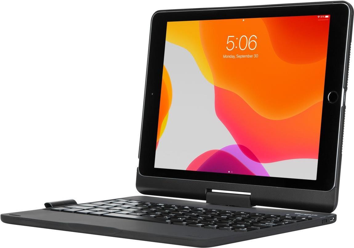 Купить Targus THZ857DE - QWERTY - Deutsch - Apple - iPad (8th and 7th gen.) 10.2"  - iPad Air 10.5"  - iPad Pro 10.5"  - Schwarz - 26,7 cm (10.5" ) (THZ857DE) в магазине wardena.ru