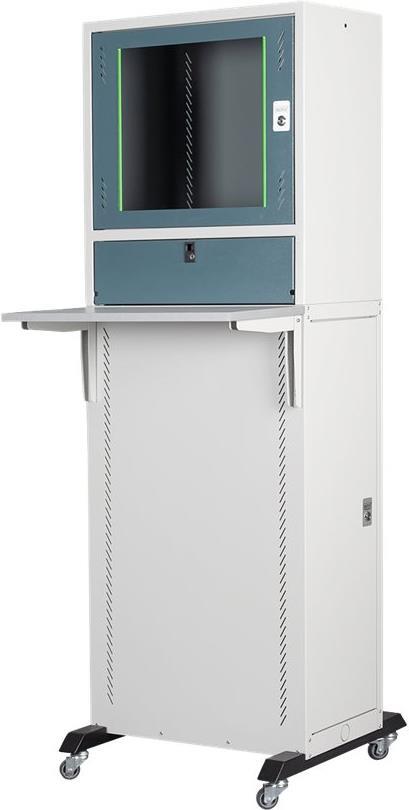 Купить DIGITUS Mobile Workstation DN-39007 - Wagen für Monitor / Tastatur - verriegelbar - Stahl - Grau, RAL 7035, RAL 7031 в магазине wardena.ru