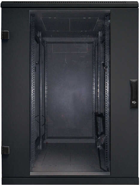 Купить TRITON 19""Schrank B800/T1000 Schwarz bis 800Kg zerlegbar Glastuer (RZA-22-A81-BAX-N1) в магазине wardena.ru