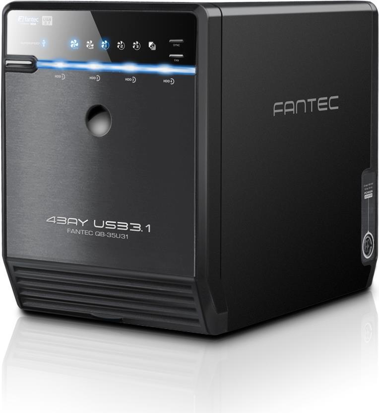 Купить FANTEC QB-35U31 - Festplatten-Array - 4 Schächte (SATA-600) - USB 3,1 Gen 2 (extern) (1971) в магазине wardena.ru