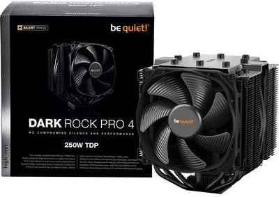 Купить be quiet! Dark Rock PRO 4 - Prozessorkühler - (LGA1156 Socket, Socket AM2, Socket AM2+, LGA1366 Socket, Socket AM3, LGA1155 Socket, Socket AM3+, Socket FM1, Socket FM2, LGA1150 Socket, Socket FM2+, LGA1151 Socket, LGA201 (BK022) в магазине wardena.ru