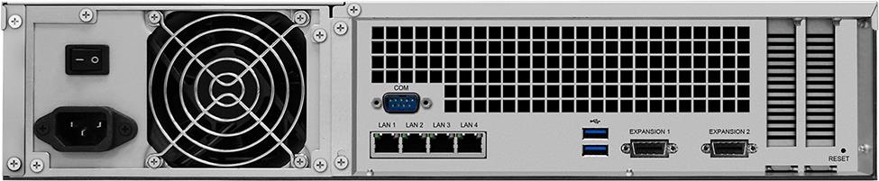 Купить Synology RackStation RS3618XS - NAS-Server - 12 Schächte - Rack - einbaufähig - SATA 6Gb/s - RAID 0, 1, 5, 6, 10, JBOD, RAID F1 - RAM 8 GB - Gigabit Ethernet - iSCSI - 2U в магазине wardena.ru