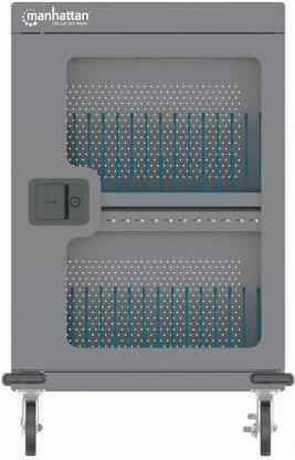 Купить MANHATTAN 32-Port USB-C Ladeschrank auf Rollen 576 W 32 USB-C PD-Ports, geräumige Fächer für Chromebooks, Handys und Tablets bis zu 15.6", 576 W gesamt, bis zu 18 W pro Port, Überspannungsschutz, leiser Lüfter, Metallgeh (102353) в магазине wardena.ru