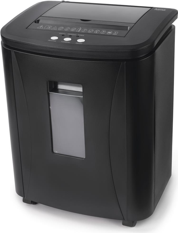 Купить Hama Premium AutoM120 Aktenvernichter Mikrogeschnittene Zerkleinerung 60 dB 22,5 cm Schwarz (00050547) в магазине wardena.ru