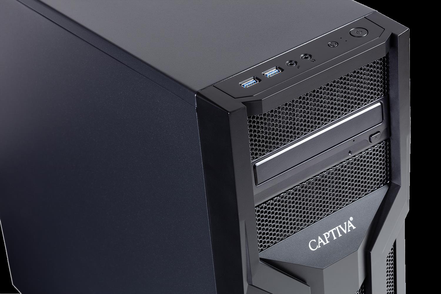 Купить Captiva G7IG 20V1 i5-10400F Tower Intel® Core™ i5 Prozessoren der 10. Generation 8 GB DDR4-SDRAM 1480 GB HDD+SSD Windows 10 Home PC Schwarz (55838) в магазине wardena.ru