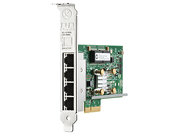 Купить HPE 331T - Netzwerkadapter - PCIe 2.0 x4 Low-Profile - Gigabit Ethernet x 4 - für ProLiant DL360 Gen10, DL388p Gen8 (647594-B21) в магазине wardena.ru