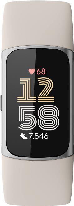 Купить Fitbit Charge 6 AMOLED Aktivitäts-Trackerarmband Beige - Silber (40-56-7911) в магазине wardena.ru