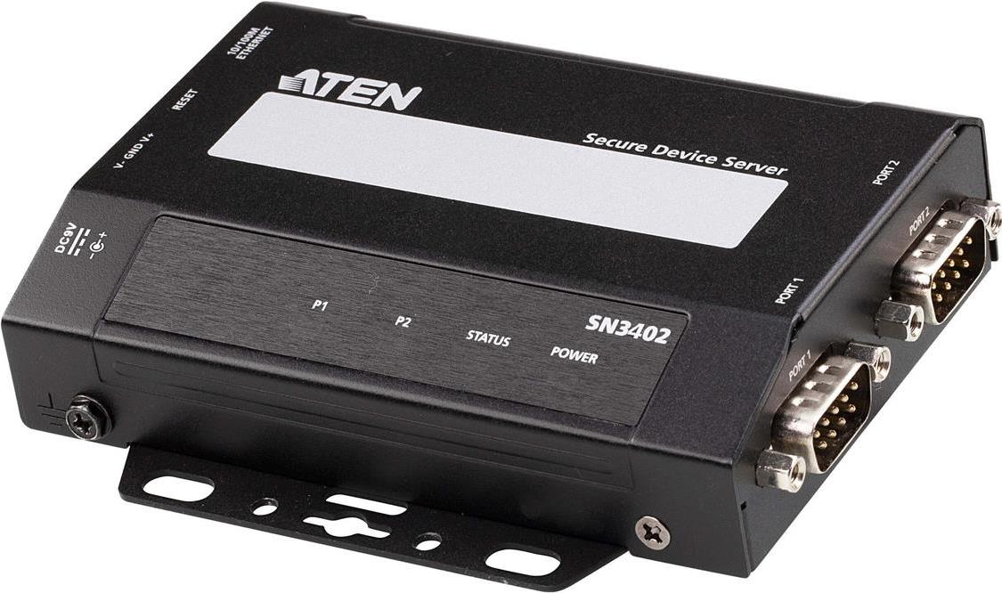 Купить ATEN 2-Port RS-232/422/485 Secure Device Server - Gleichstrom - 1,3 W - 1,19 W - 100 - 240 V - 50 - 60 Hz - 9 - 48 V (SN3402) в магазине wardena.ru