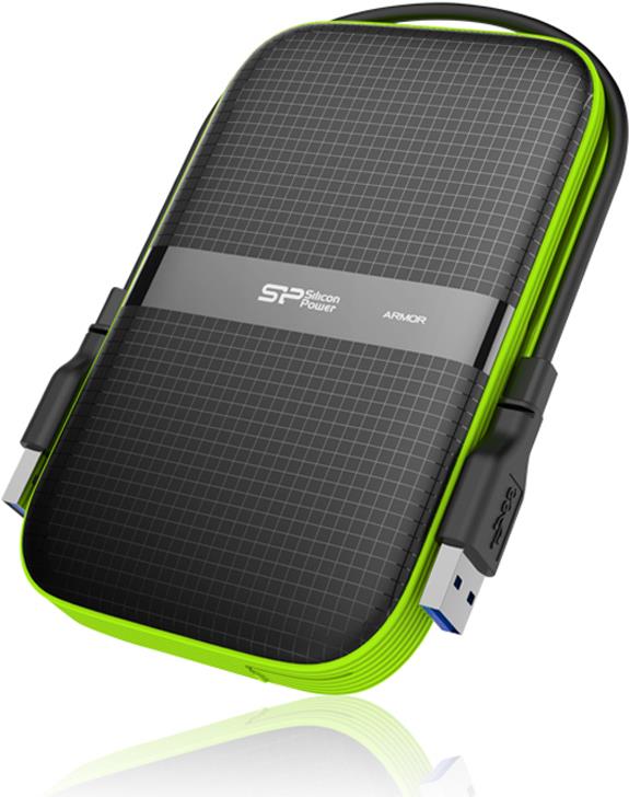 Купить SILICON POWER Armor A60 - Festplatte - 2TB - extern (tragbar) - 6,4 cm (2.5") - USB3.0 - Schwarz (SP020TBPHDA60S3K) в магазине wardena.ru