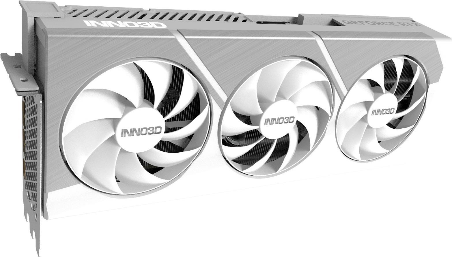 Купить InnoVISION Inno3D GeForce RTX 4090 X3 OC WHITE - Grafikkarten - NVIDIA GeForce RTX 4090 - 24GB GDDR6X - PCIe 4,0 x16 - HDMI, 3 x DisplayPort - weiß - Box (N40903-246XX-18333259) в магазине wardena.ru