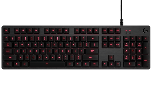 Купить Logitech G413 - Tastatur - USB - German QWERTZ - Kohle (920-008304) в магазине wardena.ru