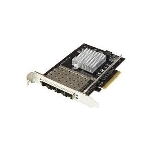 Купить StarTech.com Quad-Port SFP+ Server Network Card - PCI Express - Intel XL710 Chip - Netzwerkadapter - PCIe x8 - 10 Gigabit SFP+ x 4 - Schwarz (PEX10GSFP4I) в магазине wardena.ru