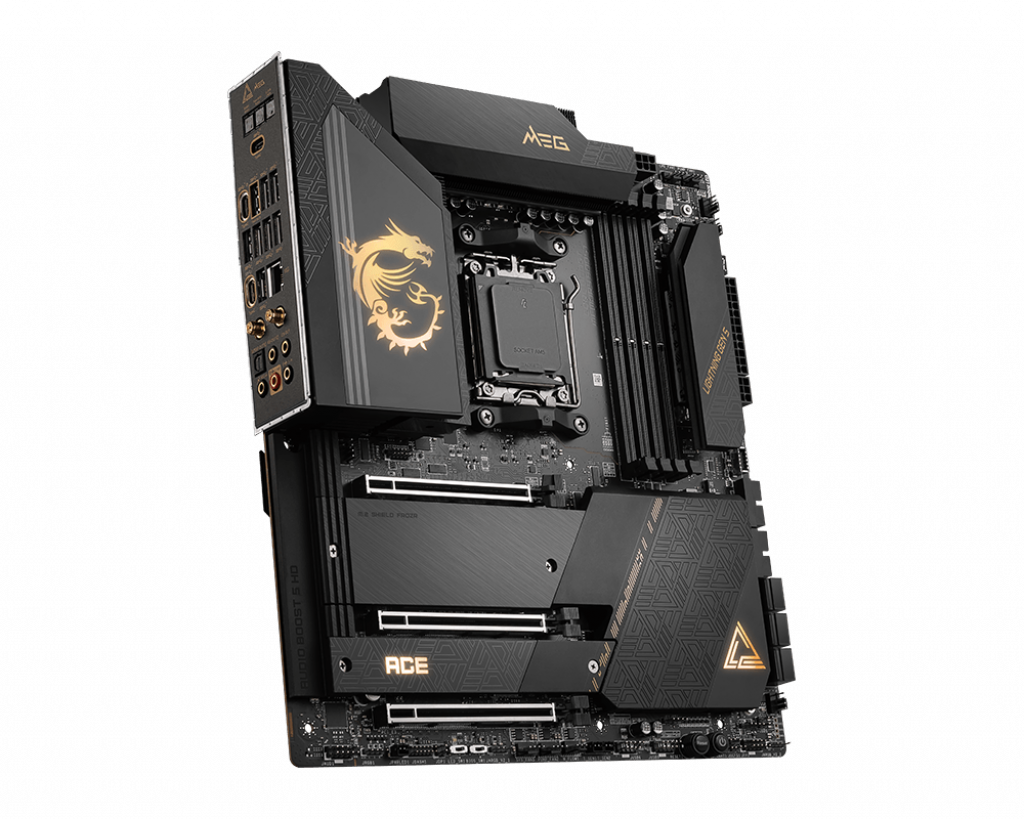 Купить MSI MEG X670E ACE - Motherboard - E-ATX - Socket AM5 - AMD X670 Chipsatz - USB 3,2 Gen 1, USB 3,2 Gen 2, USB-C Gen 2x2, USB-C 3,2 Gen2 - 10 Gigabit LAN, Wi-Fi 6, Bluetooth - Onboard-Grafik (CPU erforderlich) - HD Audio ( (7D69-005R) в магазине wardena.ru