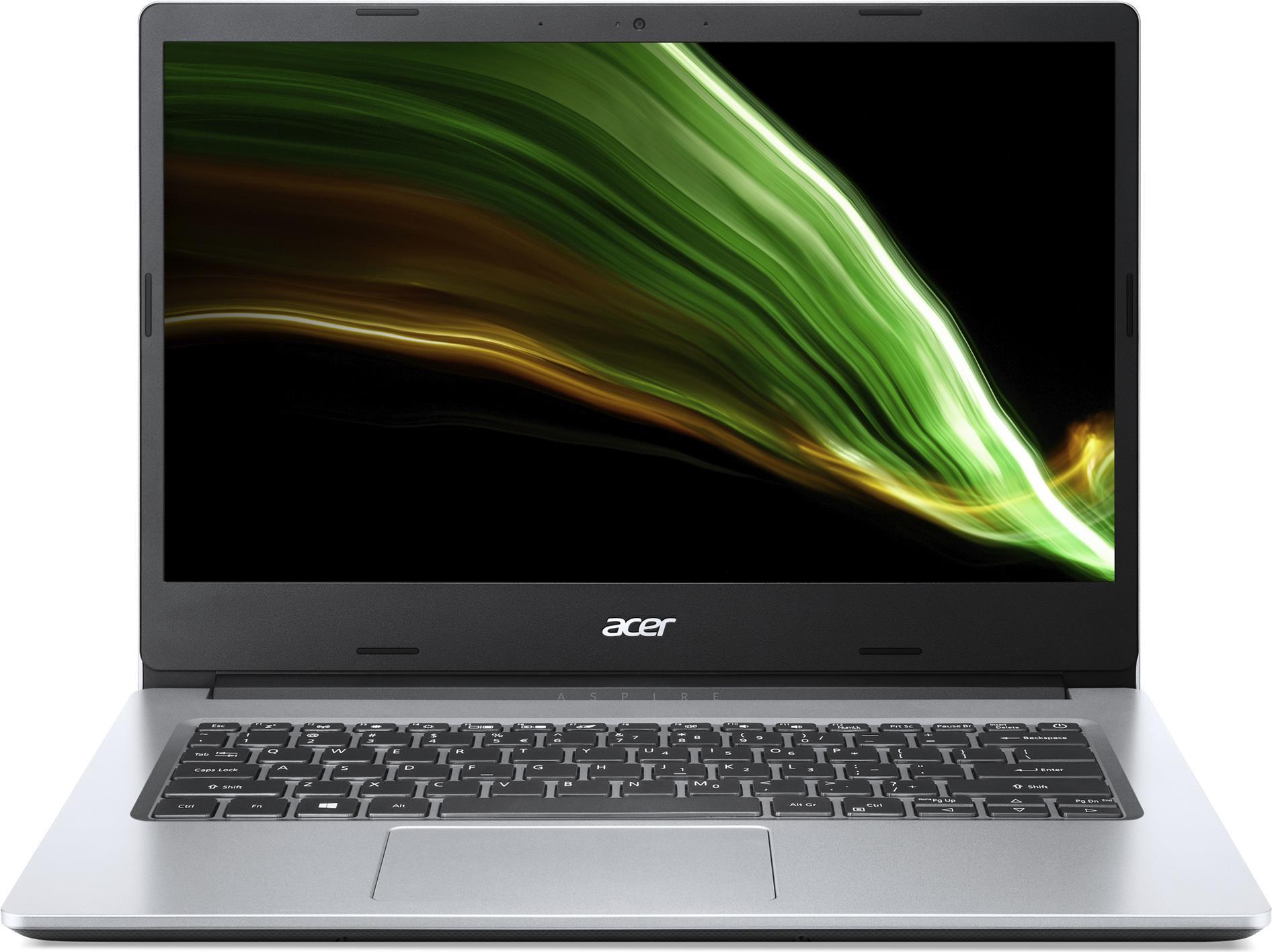 Купить Acer Aspire 3 A314-35 - Intel Pentium Silver N6000 / 1.1 GHz - Win 11 Home - UHD Graphics - 8 GB RAM - 256 GB SSD - 35.6 cm (14") IPS 1920 x 1080 (Full HD) - Wi-Fi 5 - Reines Silber - kbd: Deutsch (NX.A7SEV.00R) в магазине wardena.ru
