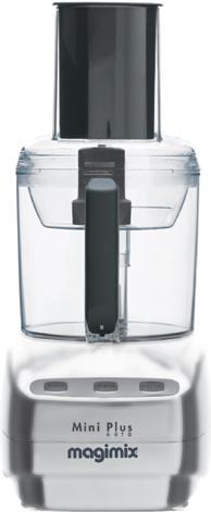 Купить Magimix Mini Plus Küchenmaschine Chrom Matt Zerkleinern, Raspeln, Mixen & Mehr, 1,7 l und 0,5 l Schüsseln (18260F) в магазине wardena.ru