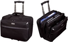 Купить LiGHTPAK Business Notebook-Trolley "XRAY", Nylon, schwarz arretierbares Trolleysystem 99 cm, Reißverschlussvortasche (46099) в магазине wardena.ru