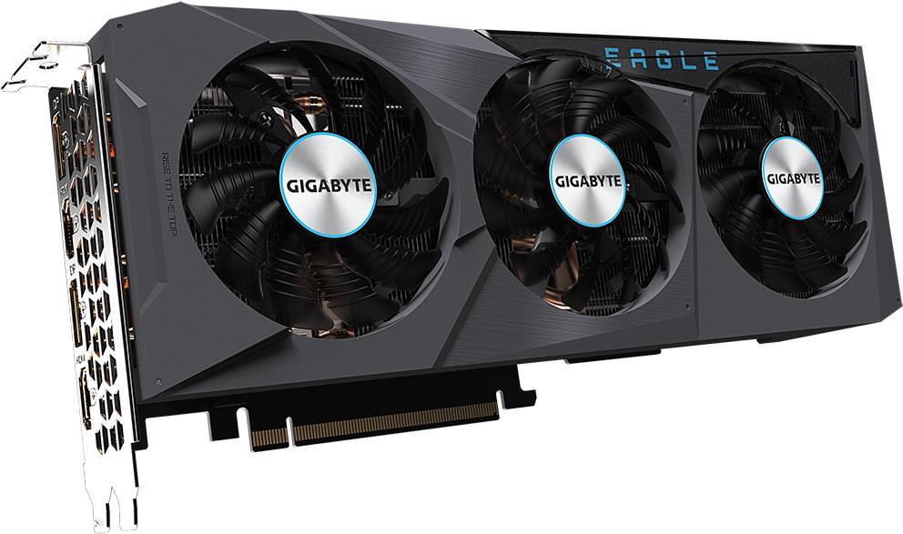 Купить Gigabyte GeForce RTX 3070 Ti EAGLE OC 8G - GeForce RTX 3070 Ti - 8 GB - GDDR6X - 256 Bit - 7680 x 4320 Pixel - PCI Express x16 4.0 (GV-N307TEAGLE OC-8GD) в магазине wardena.ru