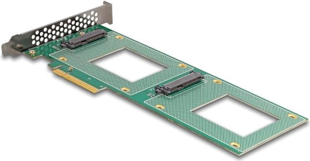 Купить Delock PCI Express 4.0 x8 Karte zu 2 x intern U.2 NVMe SFF-8639 - Bifurcation (LxB: 236 x 87 mm) (90151) в магазине wardena.ru