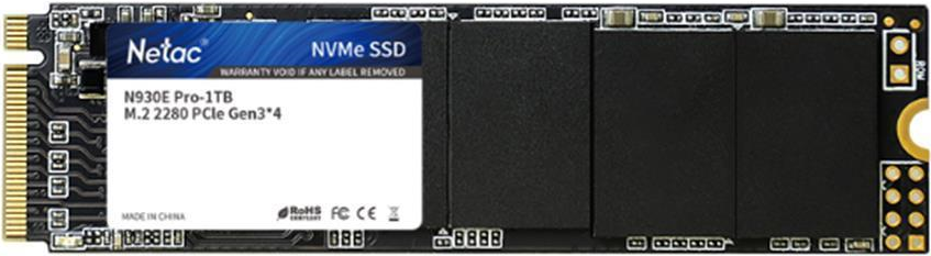 Купить 512 GB SSD Netac N930E PRO M.2 PCIe 3 x4 tray (NT01N930E-512G-E4X_BULK) в магазине wardena.ru