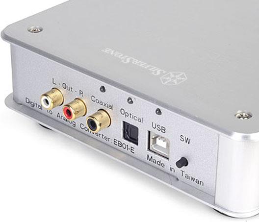 Купить SilverStone Ensemble EB01-E - Audio-Digital-Analog-Wandler - Silber (SST-EB01S-E) в магазине wardena.ru