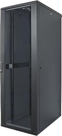 Купить Intellinet - Schrank - Schwarz, RAL 9005 - 22U - 48,3 cm (19") (713603) в магазине wardena.ru