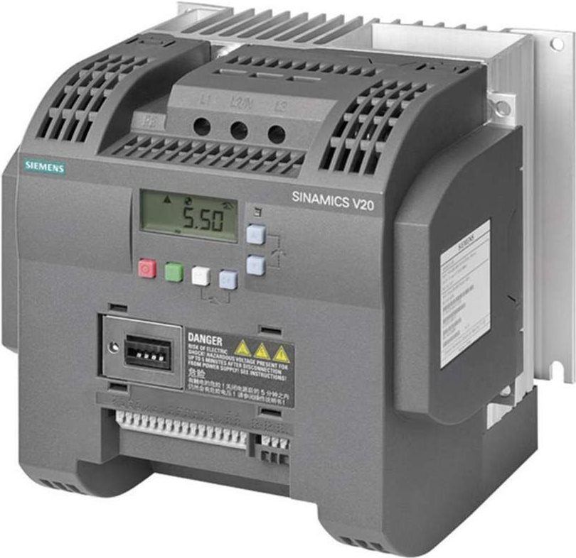 Купить Siemens FSC Frequenzumrichter SINAMICS V20 6SL3210-5BE23-0CV0 3phasig 380 - 480 V 3.0 kW (6SL3210-5BE23-0CV0) в магазине wardena.ru