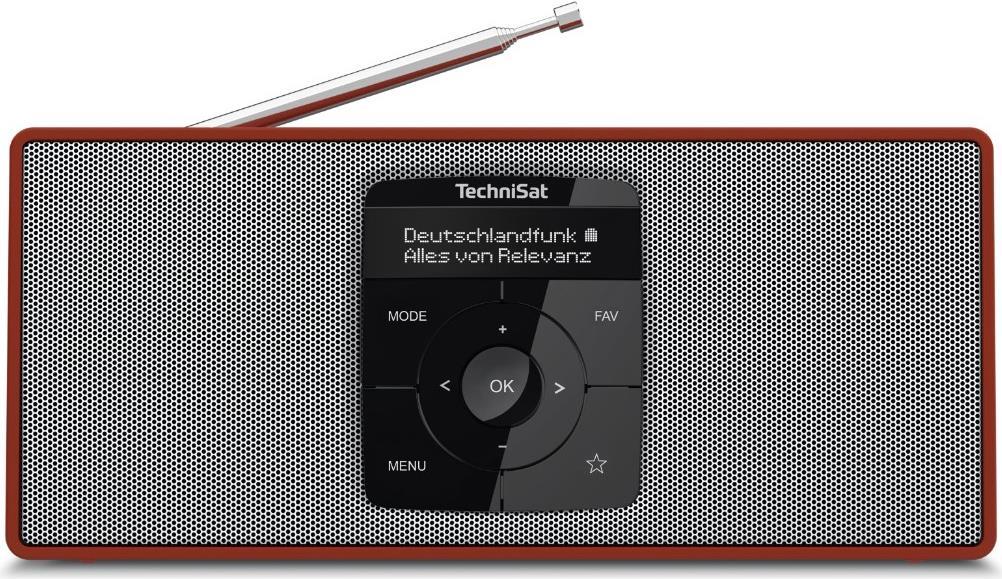 Купить TechniSat DIGITRADIO 2 S Taschenradio DAB+, UKW Bluetooth®, DAB+, UKW Weckfunktion, wiederaufladbar Rot, Silber (0003/3911) в магазине wardena.ru