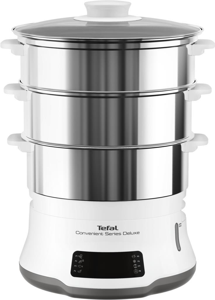Купить Tefal Convenient Series Deluxe VC502D - 3 Korb/Körbe - Edelstahl - Weiß - Arbeitsplatte - Berührung - Vorderseite - Edelstahl (VC502D) в магазине wardena.ru