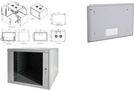 Купить Digitus DN-19 16-U-EC - Wandschrank - Grau, RAL 7035 - 16U - 48,3 cm (19") (DN-19 16-U-EC) в магазине wardena.ru