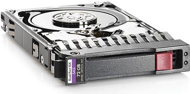 Купить HPE Single Port - Festplatte - 72 GB - Hot-Swap - 2.5" SFF (6.4 cm SFF) - SAS - 15000 U/min (432321-001) в магазине wardena.ru