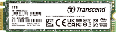 Купить Transcend 1 TB Interne PCIe SSD TS1TMTE672AI-VS1 (TS1TMTE672AI-VS1) в магазине wardena.ru