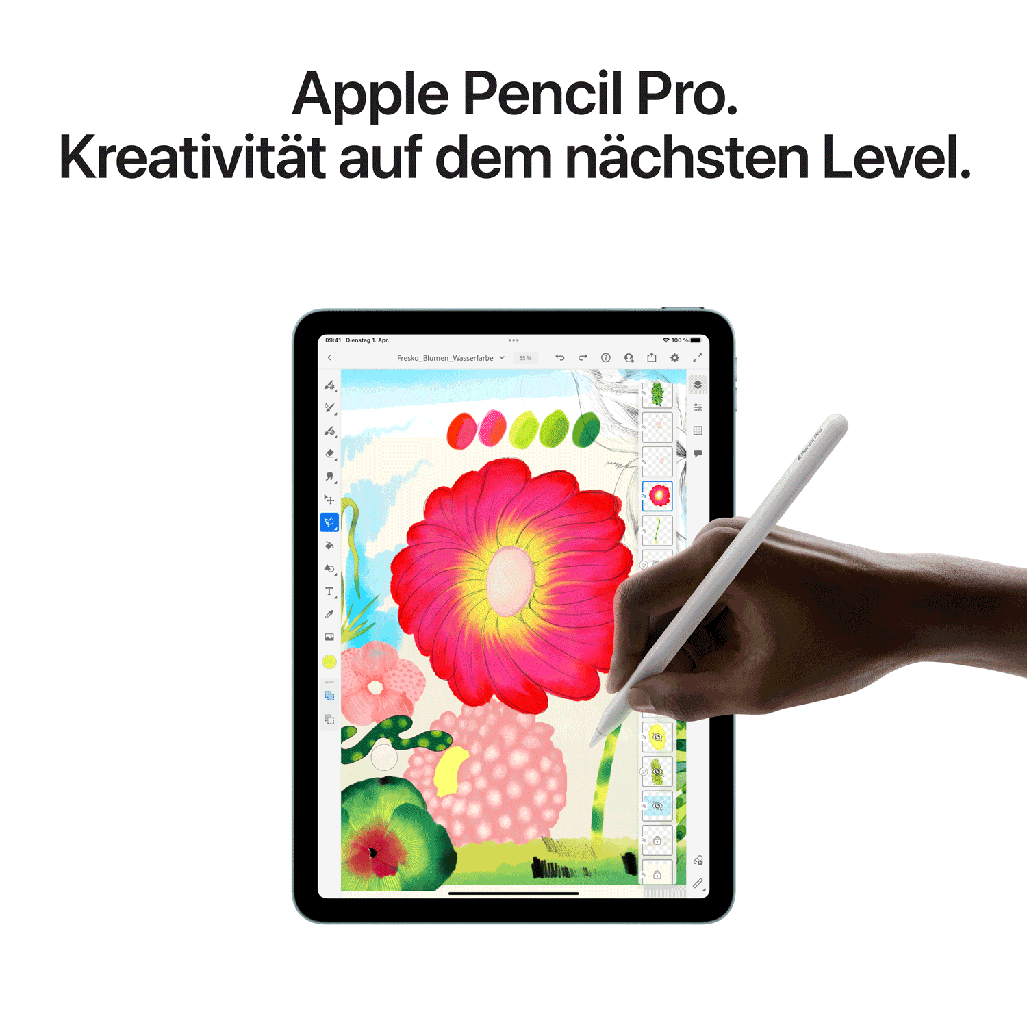Купить Apple iPad Air 13 M3 Wi-Fi 256GB (polarstern) (MCNQ4TY/A) в магазине wardena.ru